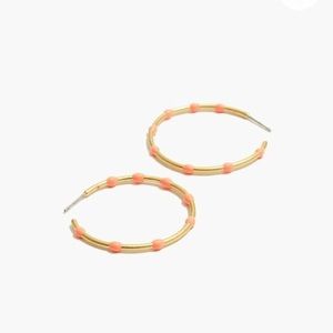 NWT Madewell Delicate Enamel Loop Earring